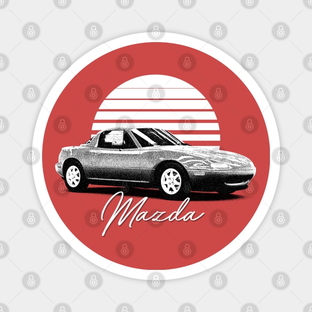 Mazda MX-5 / Miata Fan Design Magnet by DankFutura